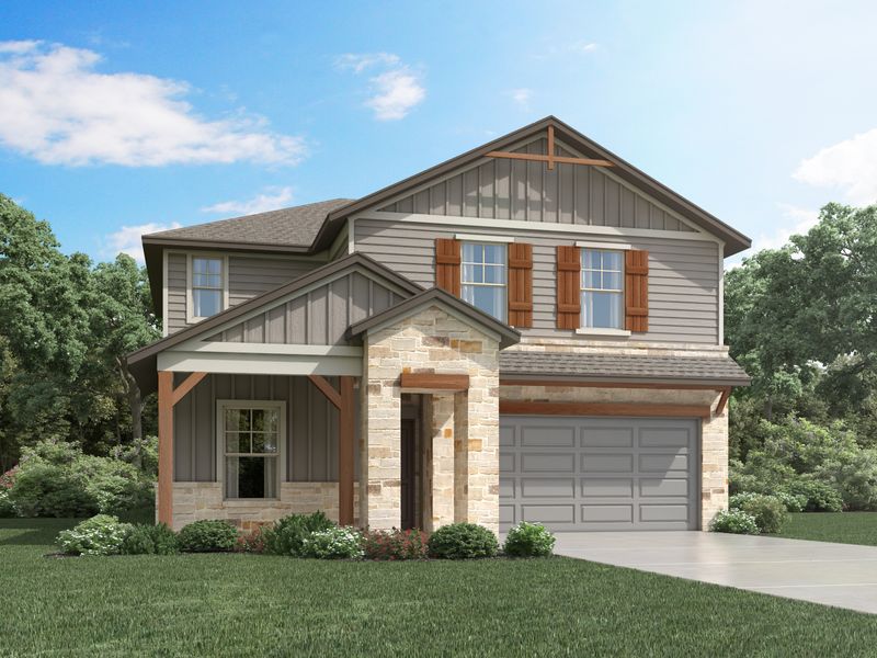 The Winedale (880) by Meritage Homes in Austin TX