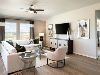 The open floorplan provides excellent entertaining.