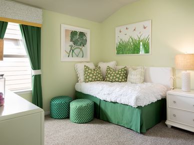 Spacious secondary bedrooms are perfect for guests.
