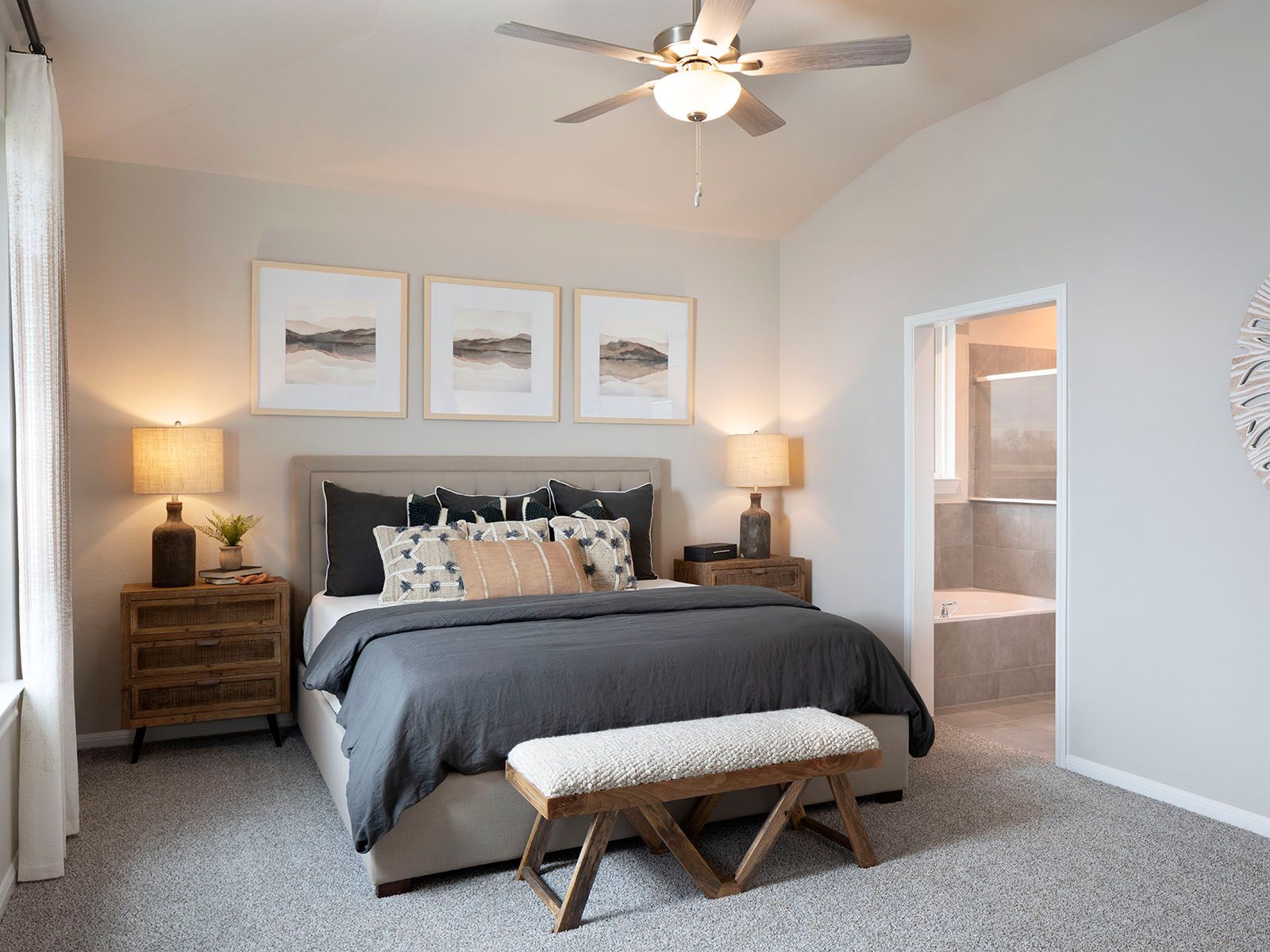 Enjoy your at home oasis in the luxurious primary suite.