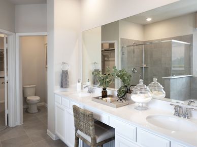 Unwind in your tranquil bathroom.
