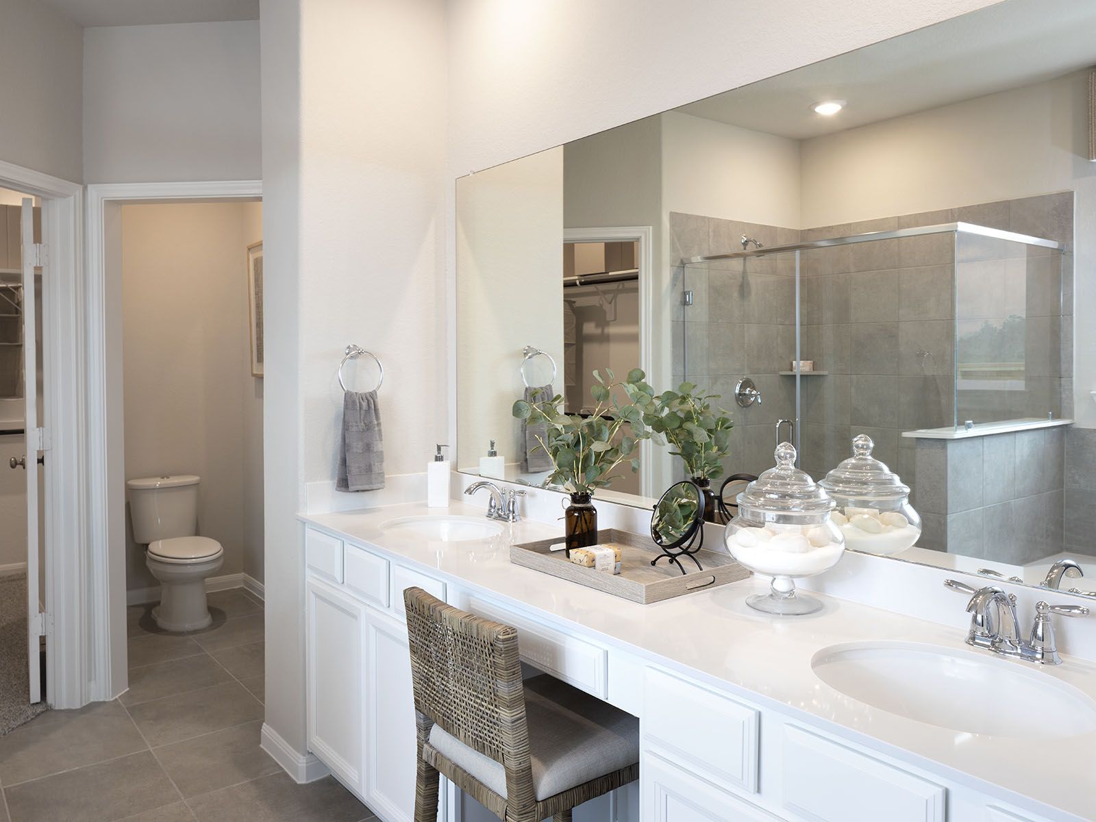Unwind in your tranquil bathroom.