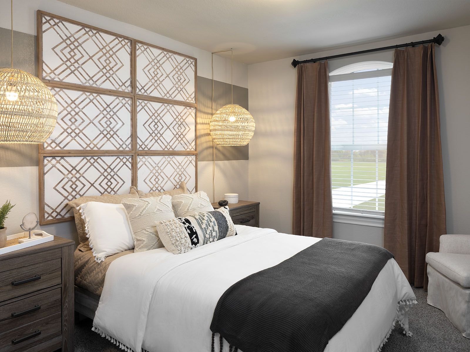 Plenty of space for guests in the Somerville plan.