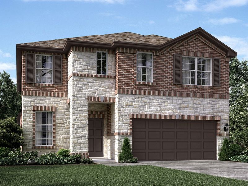 The Texoma (3L08) by Meritage Homes in Houston TX
