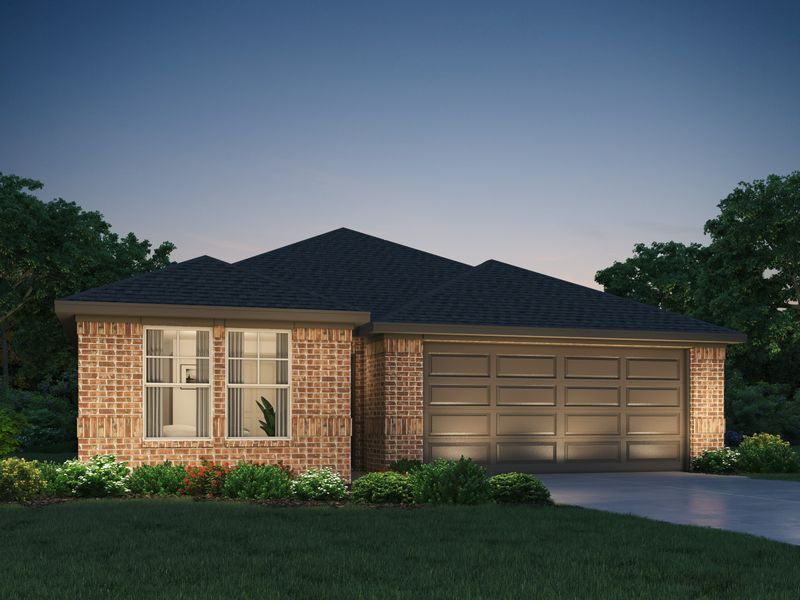 The Hughes (841) by Meritage Homes in Houston TX