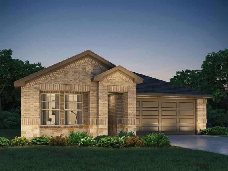 The Hughes (841) by Meritage Homes in Houston TX