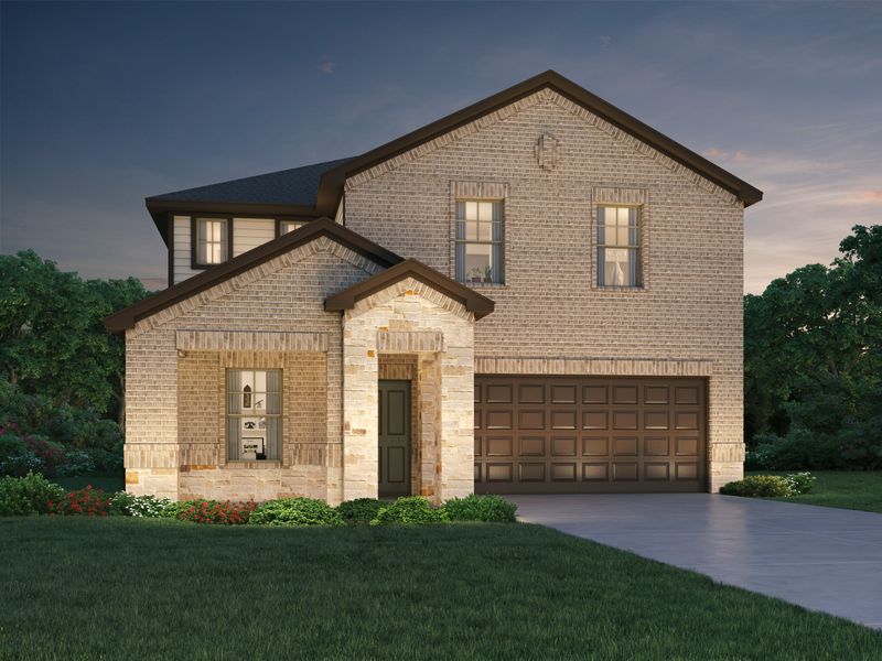 The Winedale (880) by Meritage Homes in Houston TX