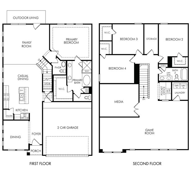 The Manor (2870) floor plan