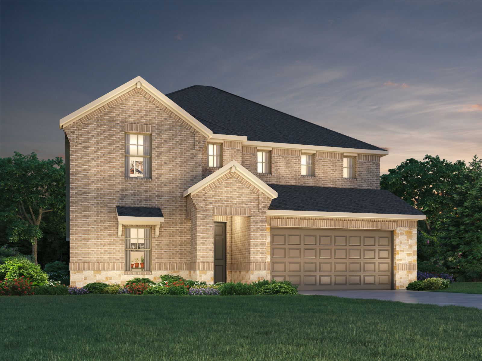 The Kessler (C454) - Pine Lake Cove - Classic Series: Montgomery, Texas - Meritage Homes
