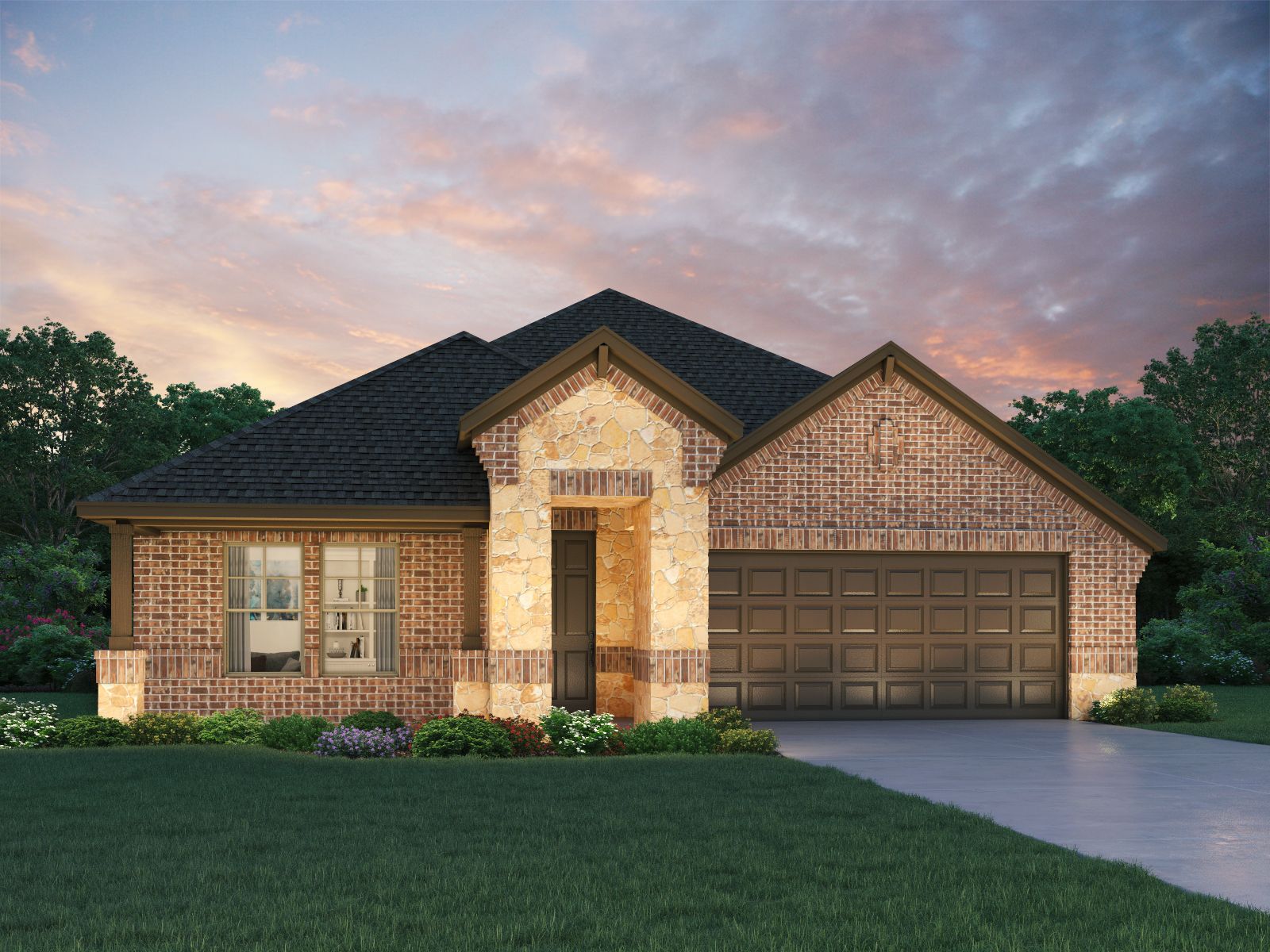 The Oleander (C401) - Pine Lake Cove - Classic Series: Montgomery, Texas - Meritage Homes