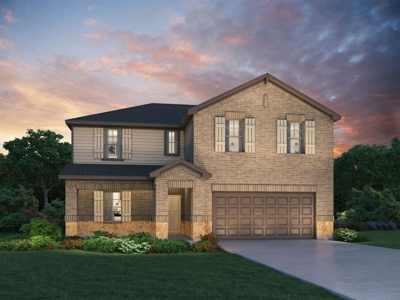 The Royal (L481) by Meritage Homes in Houston TX