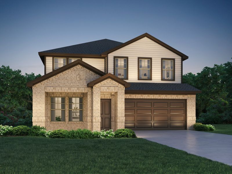 The Reynolds (890) by Meritage Homes in Houston TX
