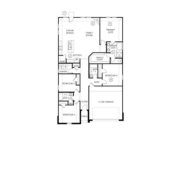 The Preston (C403) floor plan