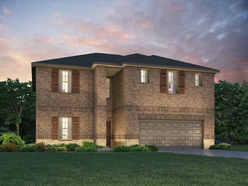 The Kendall (C485) by Meritage Homes in Houston TX