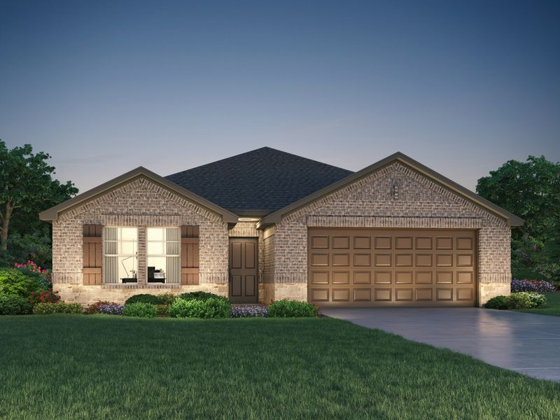 The Henderson (L404) by Meritage Homes in Houston TX