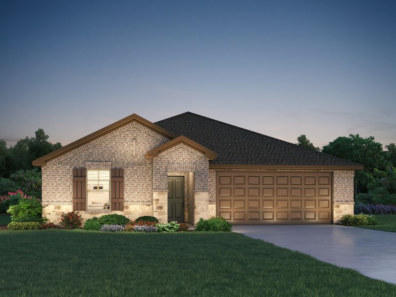 The Greenville (L400) by Meritage Homes in Houston TX