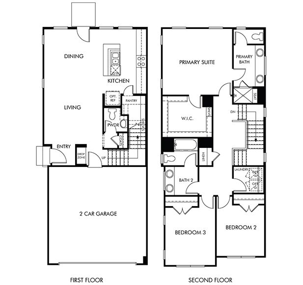 The Sawyer (S102) - Spring Brook Village - City Series: Houston, Texas - Meritage Homes