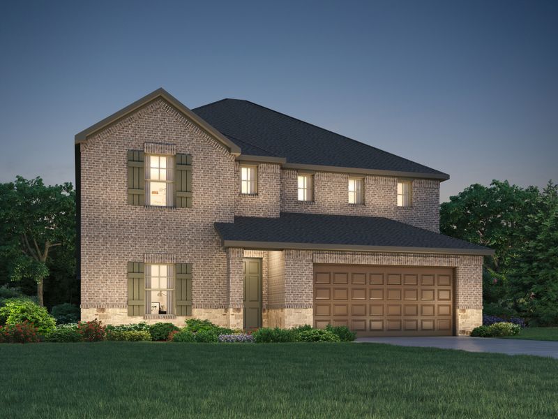 The Legacy (C453) by Meritage Homes in Houston TX