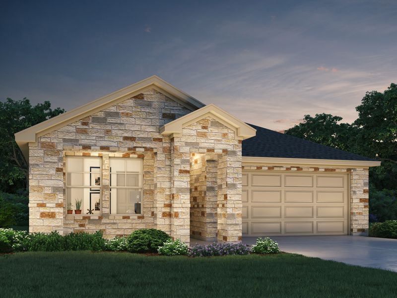 The Hughes (841) by Meritage Homes in Austin TX