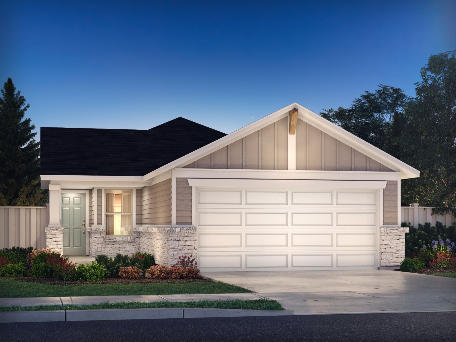 The Congaree (340) T Elevation Rendering