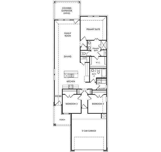 The Congaree (340) - Lexington Parke: Del Valle, Texas - Meritage Homes