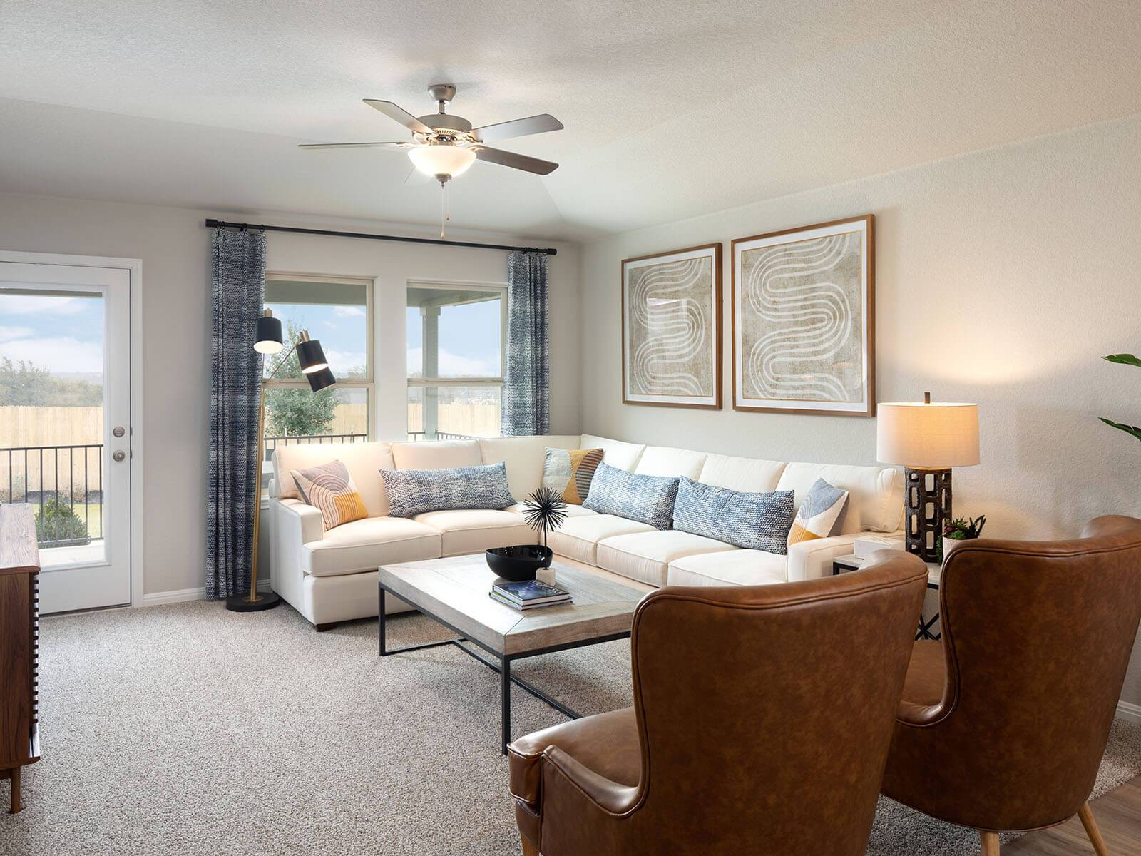 The Congaree (340) - MorningStar - Americana Collection: Georgetown, Texas - Meritage Homes