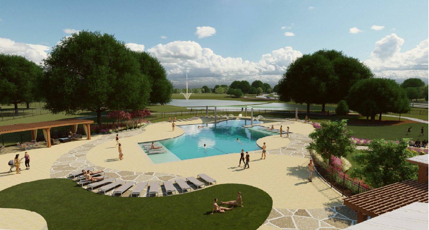 The whole family will be able to enjoy the resort-style pool.