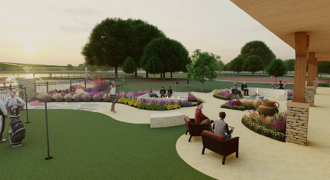 Common areas to relax and socialize with friends and family.