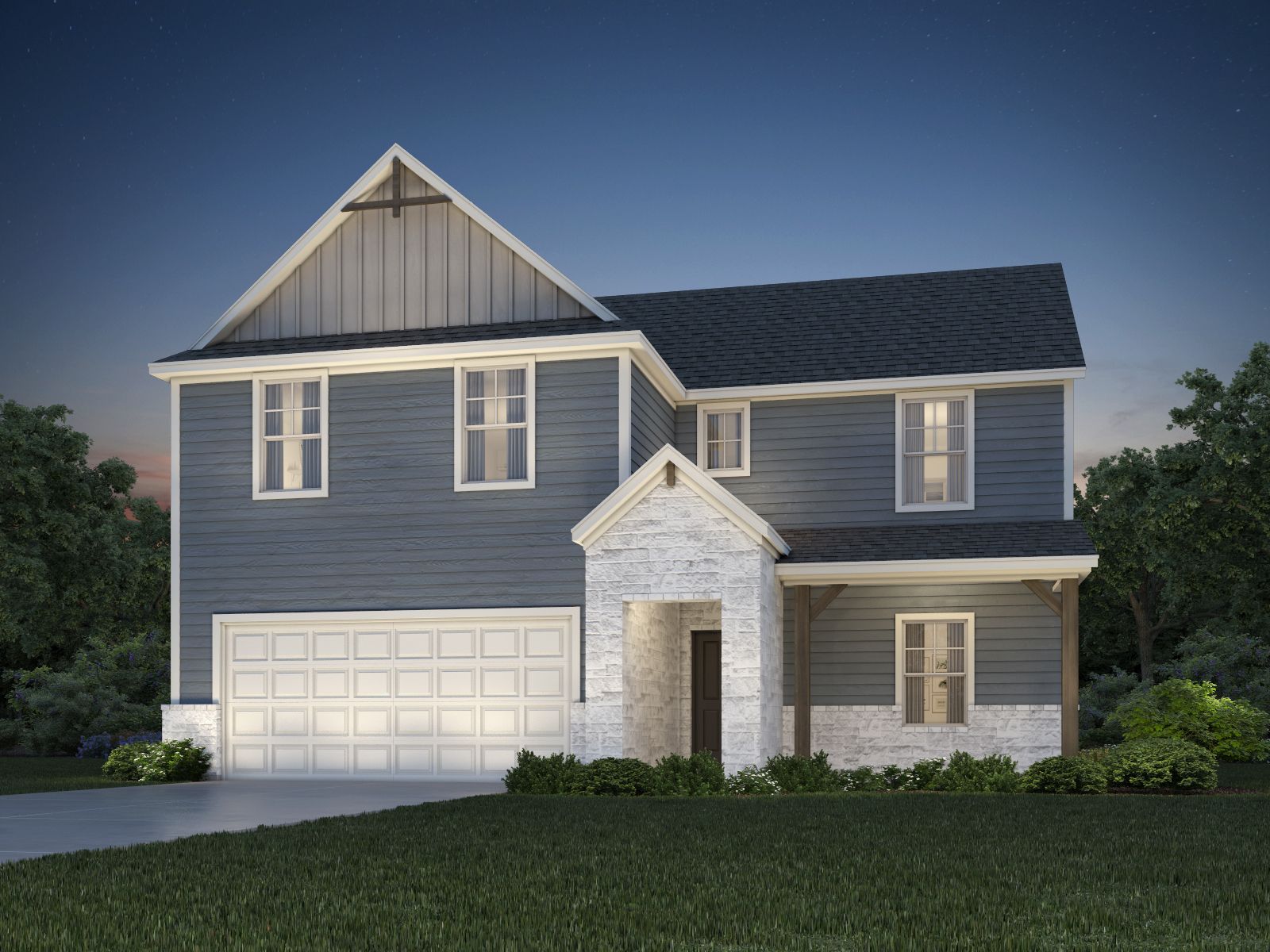 The Royal (480) Floorplan G Elevation Rendering
