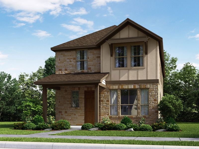The Somerset (2410) by Meritage Homes in Austin TX