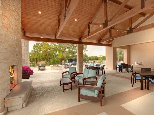 The open-air, covered event pavilion is the perfect party spot.