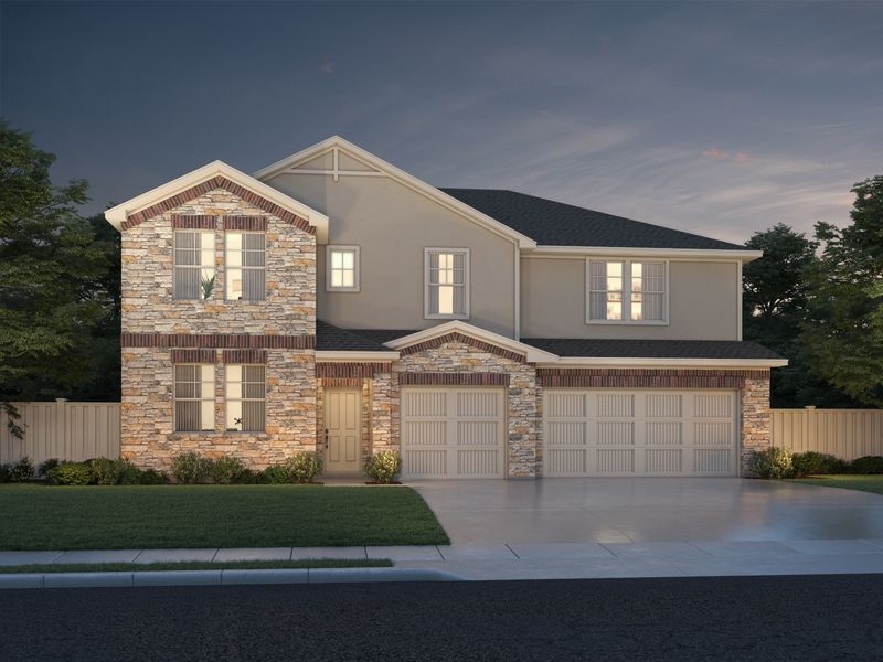 The Revere (C570) by Meritage Homes in Austin TX