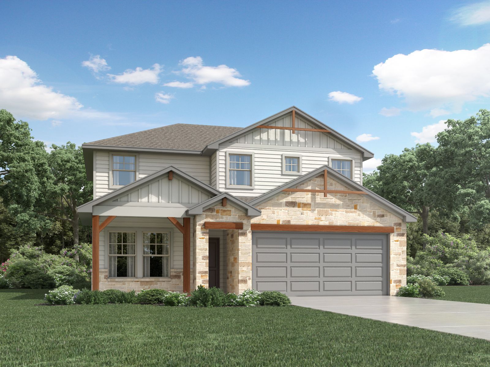 The Matador (870) - Lexington Parke: Del Valle, Texas - Meritage Homes