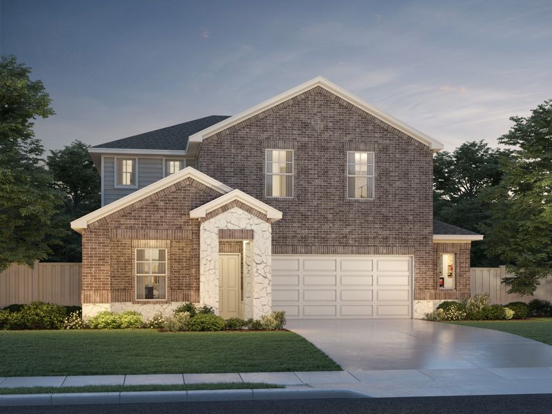 The Winedale (880) by Meritage Homes in Austin TX