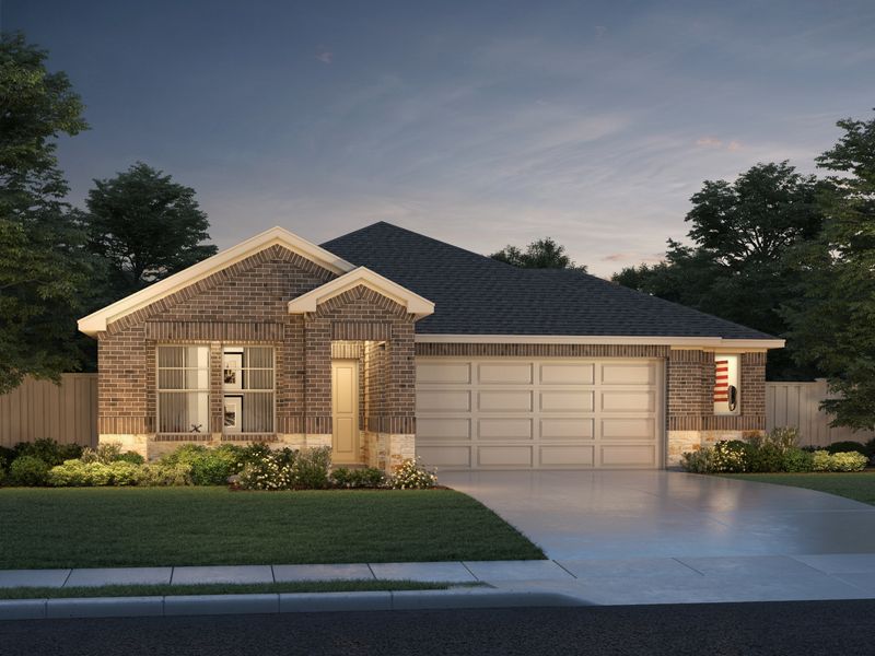 The Hughes (841) by Meritage Homes in Austin TX