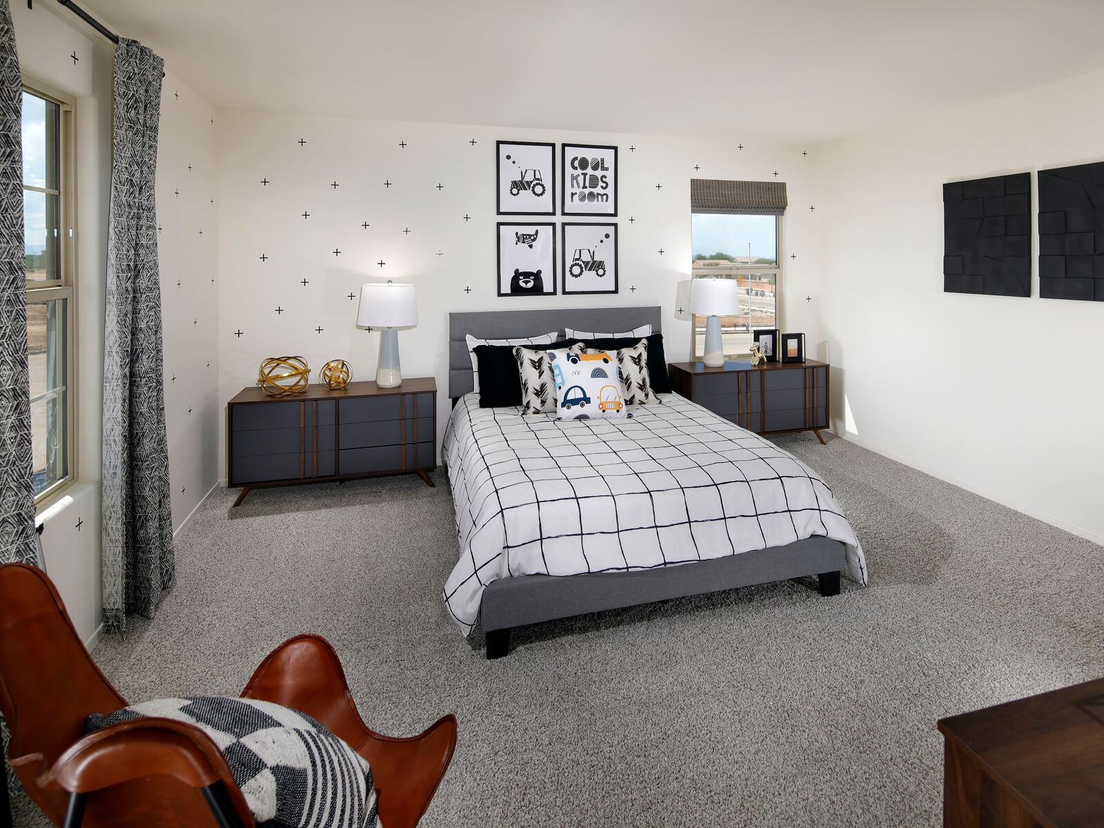 The Mascota floorplan offers three secondary upstairs bedrooms, perfect for guests or kids.