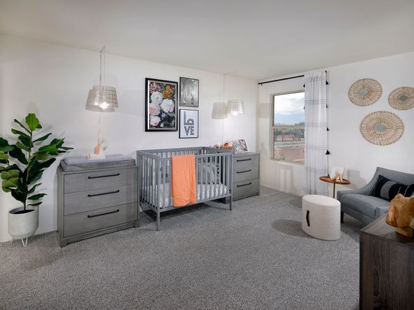 The Mascota floorplan offers three secondary upstairs bedrooms, perfect for guests or kids.
