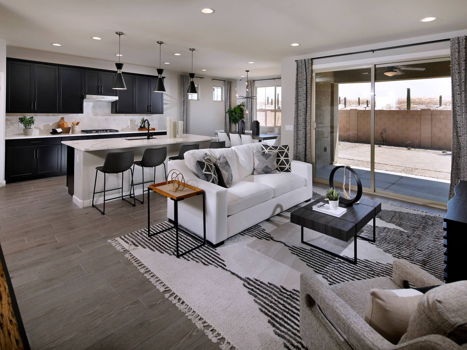 The 2190 floorplan modeled at Houghton Reserve in Tucson, AZ.