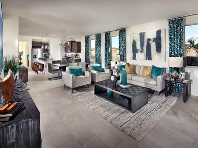 The open-concept great room makes gathering with friends and family that much easier.