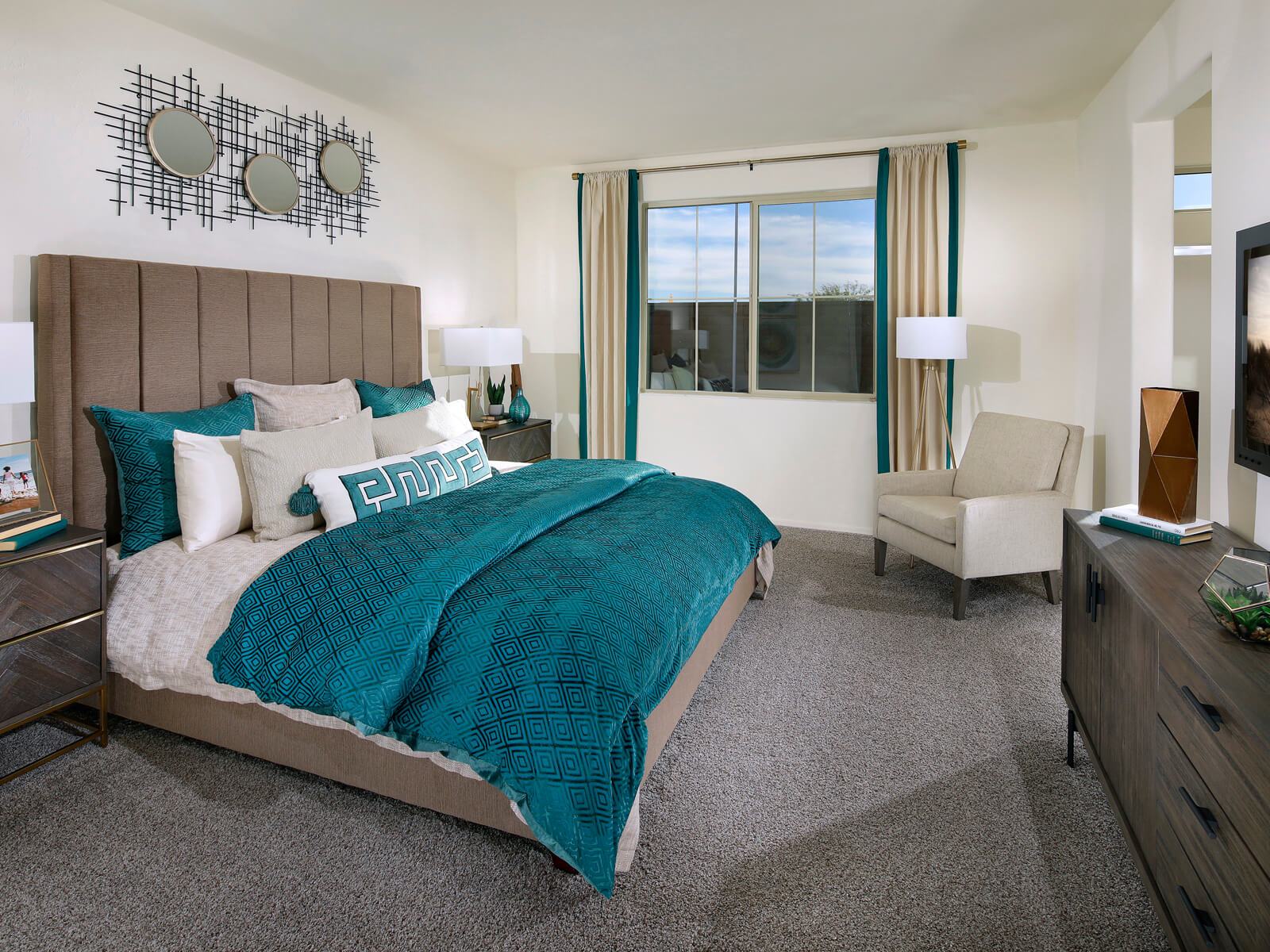 The Eden plan primary suite is perfect for getting away after a hectic day.