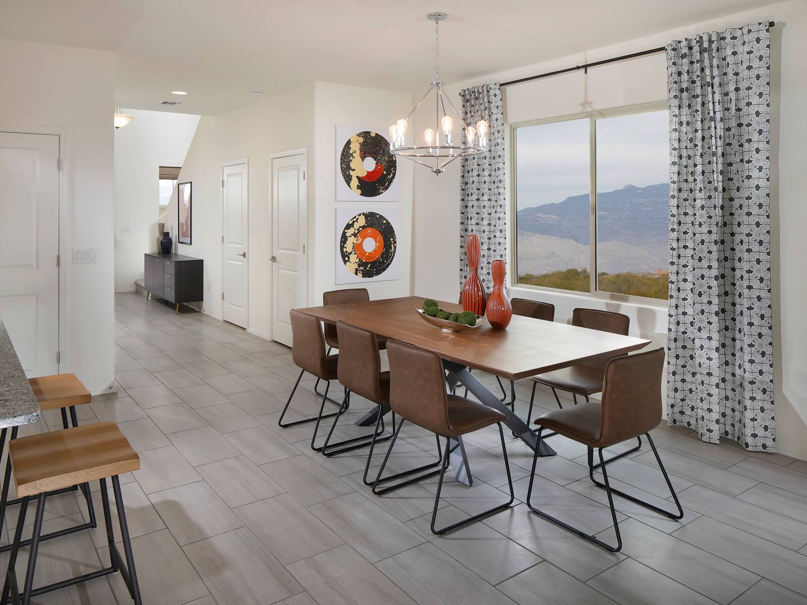 The 2380 floorplan modeled at Hanson Ridge.