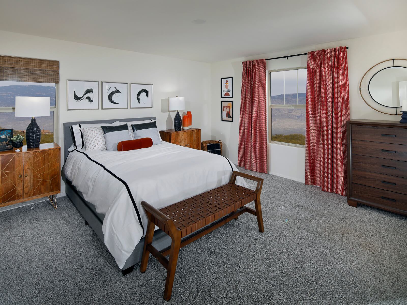 The 2380 floorplan modeled at Hanson Ridge.