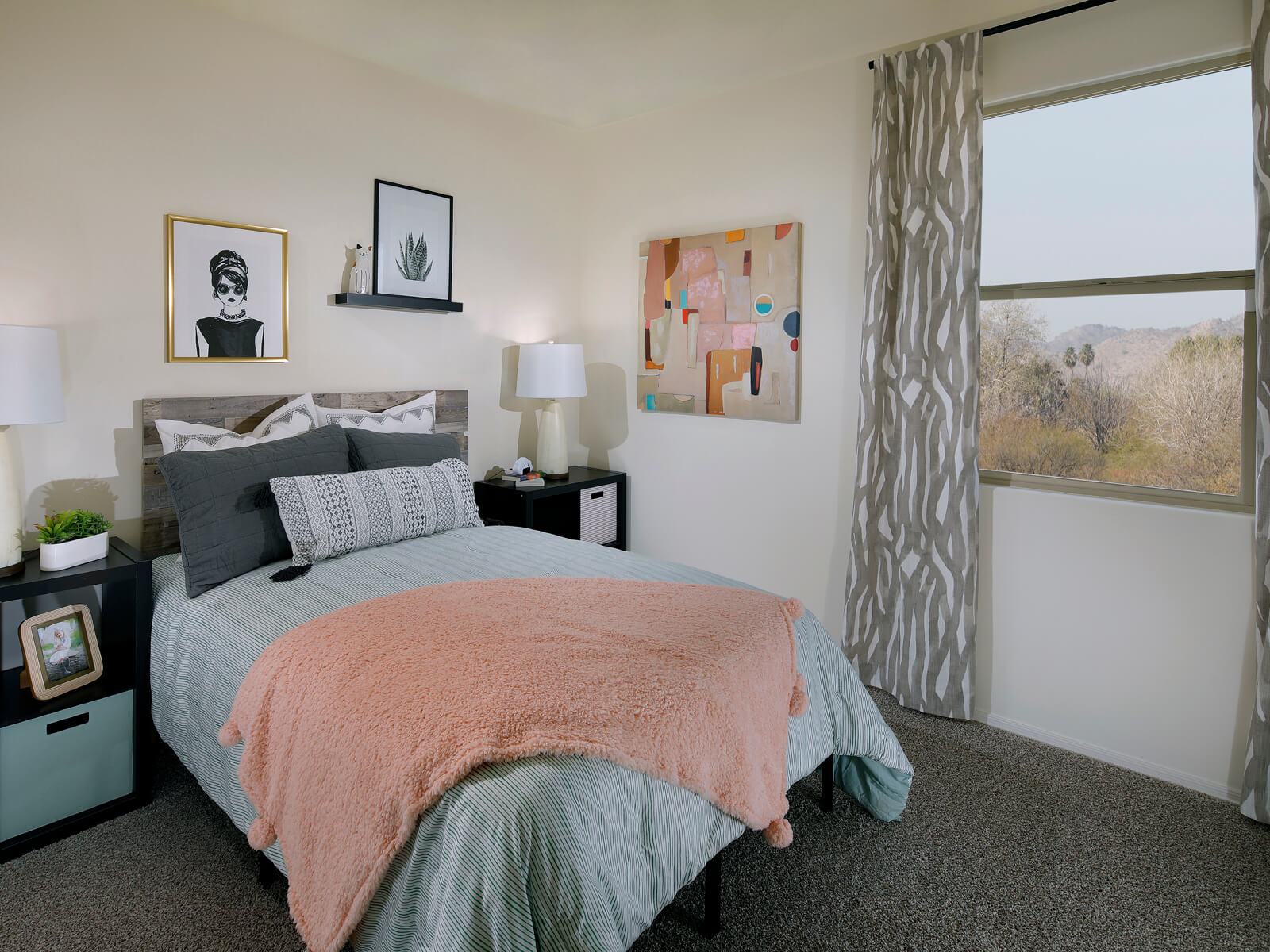 The 1320 floorplan modeled at Chaparral at Rancho Marana in Marana, AZ.
