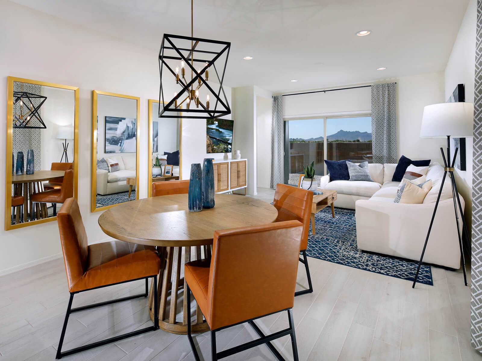 The 1560 floorplan modeled at Fieldstone in Gladden Farms in Marana, AZ.