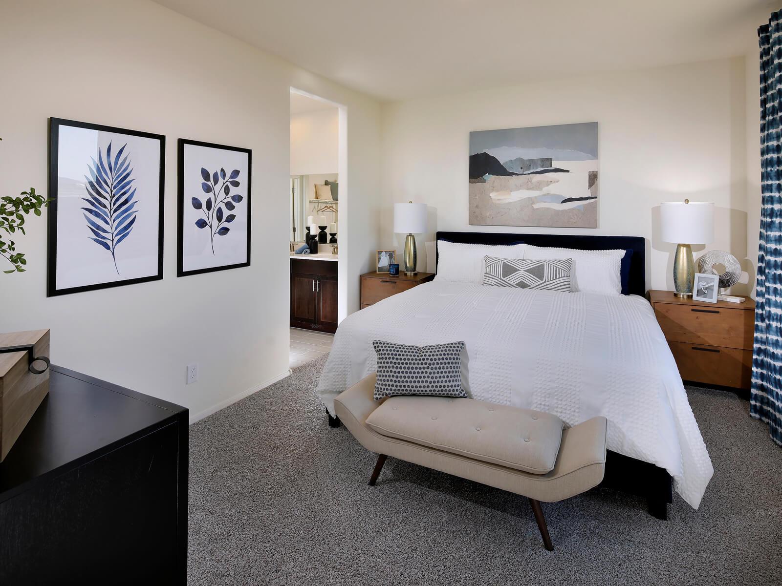 The 1560 floorplan modeled at Fieldstone in Gladden Farms in Marana, AZ.