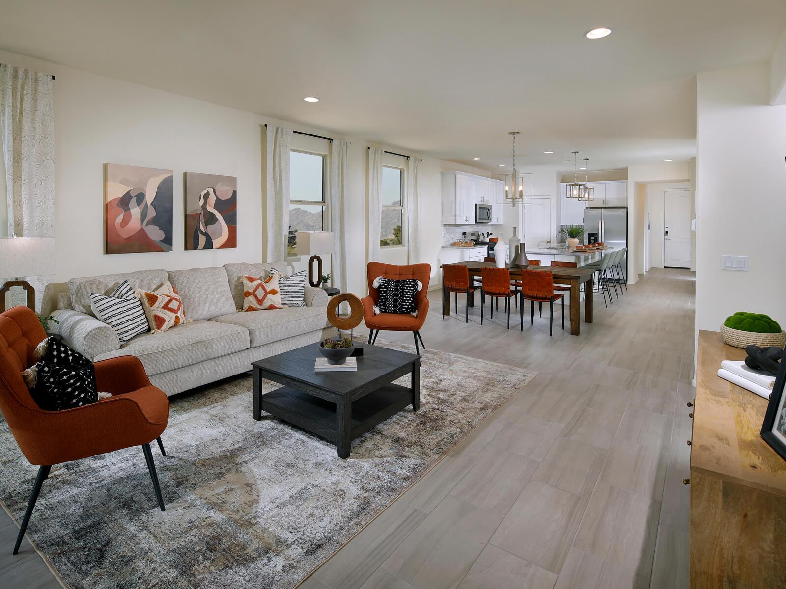 The 2110 floorplan modeled at Fieldstone at Gladden Farms in Tucson, Arizona.