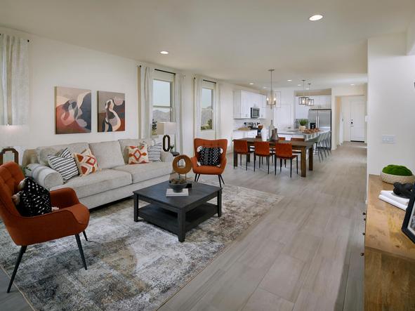 The 2110 floorplan modeled at Fieldstone at Gladden Farms in Tucson, Arizona.
