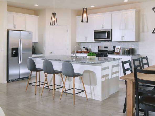 The 2380 floorplan modeled at Meadows at Rancho Marana in Marana, AZ.