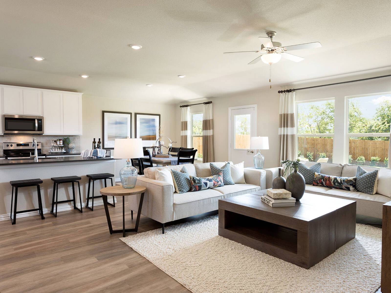 The Greenville offers an open floorplan perfect for entertaining