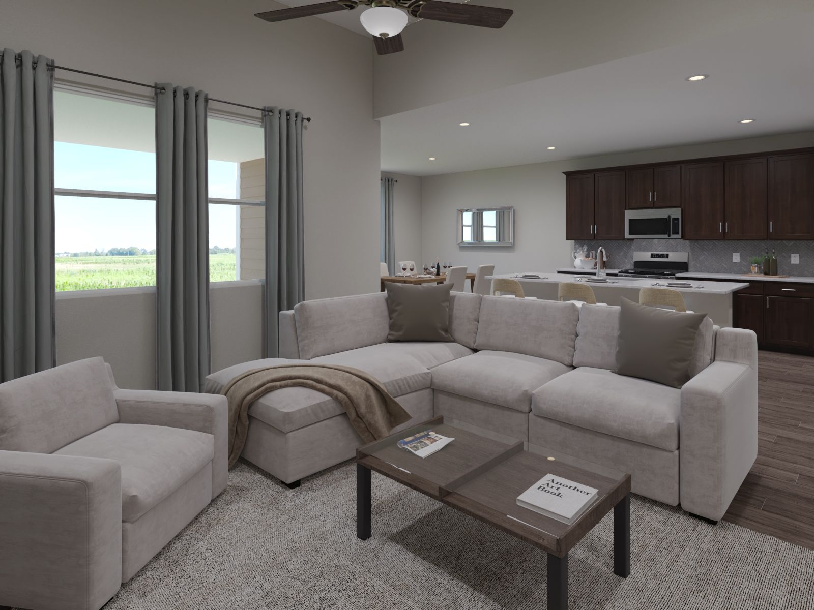 Enjoy the open concept floorplan